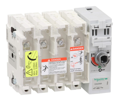 Рубильник с предохранителем Schneider Electric TeSys GS 32А 4P, A1