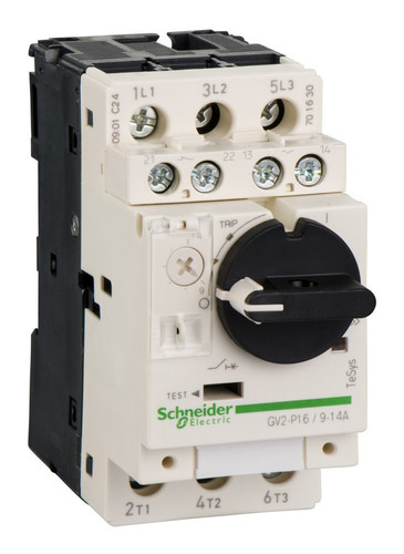 Силовой автомат для защиты двигателя Schneider Electric TeSys GV2 14А 3P, термомагнитный расцепитель, GV2P16AE11TQ